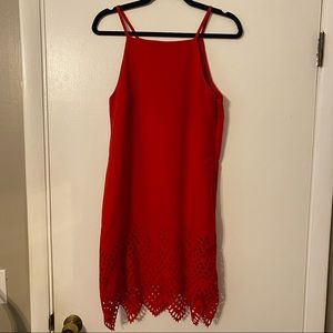 Red dress